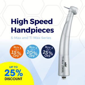 NSK High Speed Handpieces S-Max and Ti-Max Series